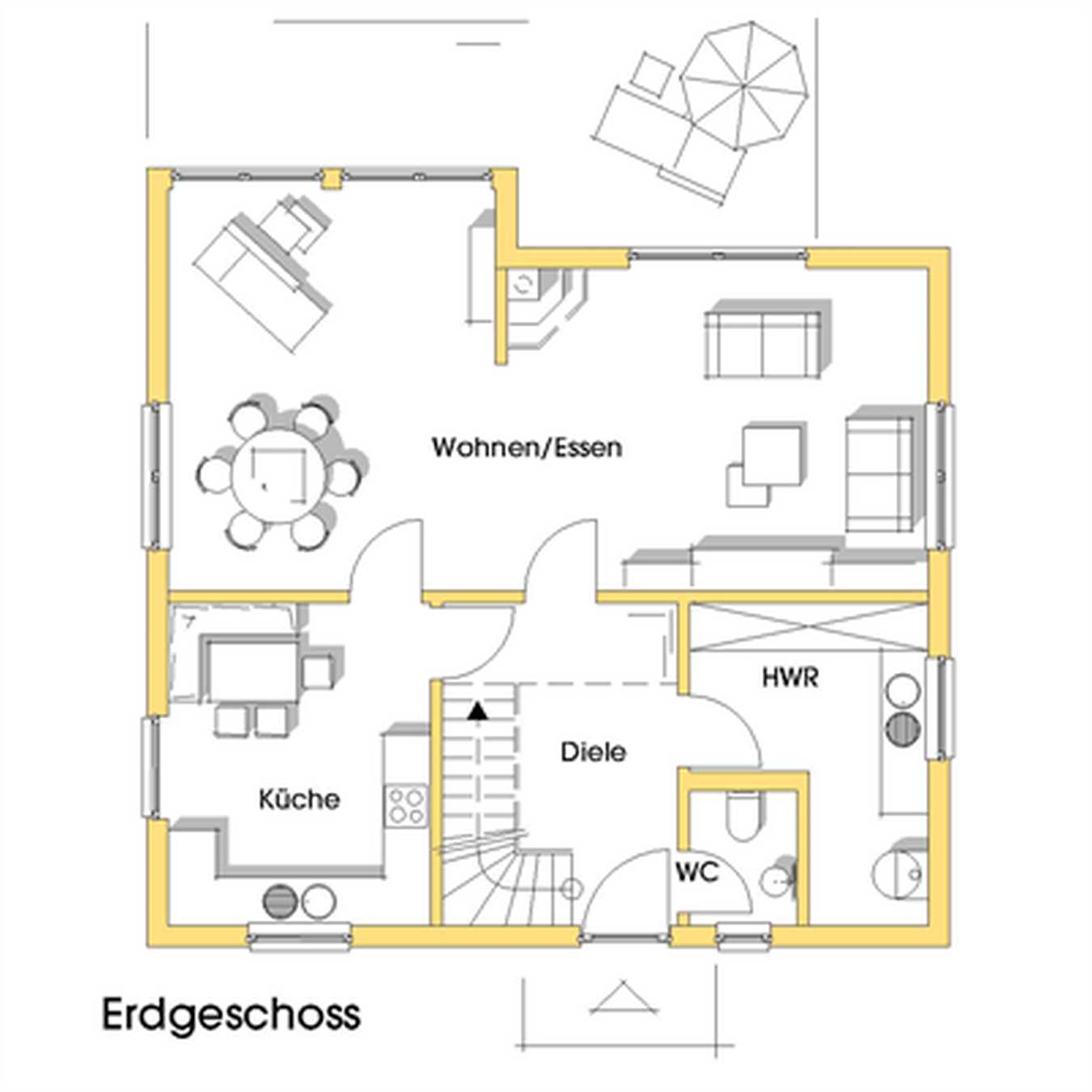 Erdgeschoss Haus Kathrin